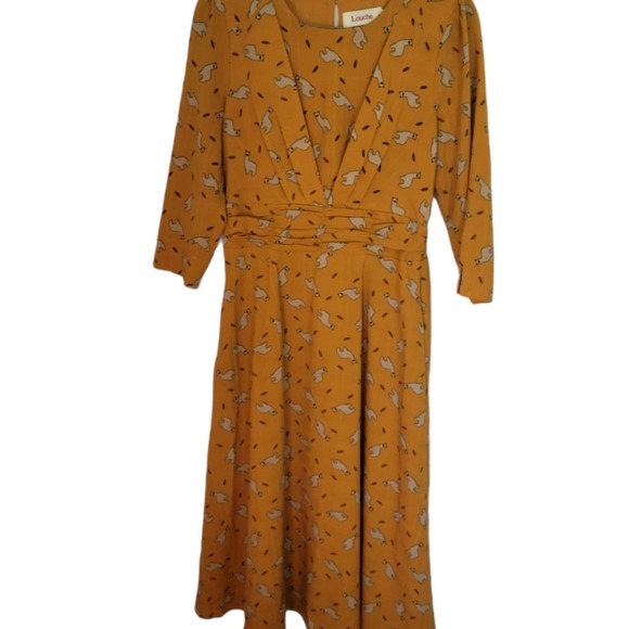 Anthropologie Louche Birte Llama Dress Small - Picture 2 of 5